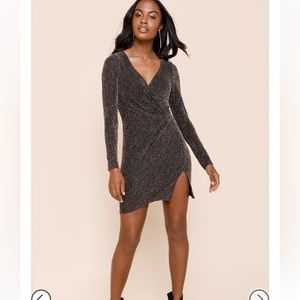 Francesca’s Sparkly black dress